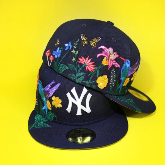 New Era Other - New Era New York Yankees Blooming 59FIFTY Fitted Hat Cap Navy